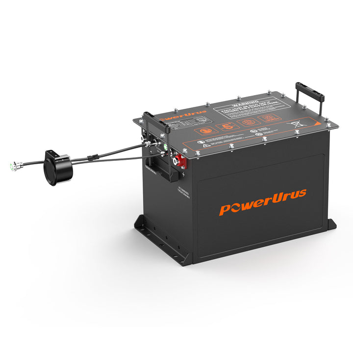 48V 105Ah LiFePO4 golf cart battery with Gauge