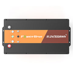 PowerUrus 51.2V 65Ah Motive Series LiFePO4 Lithium Golf Cart Battery