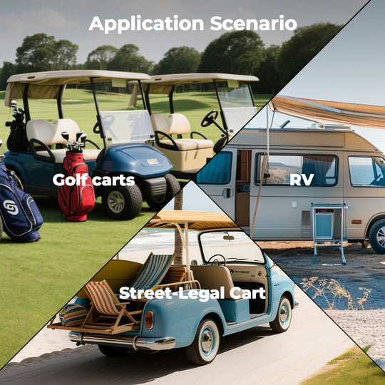 51.2V 100Ah golf cart battery - application