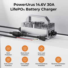 14.6V-30A E8 LiFePO4 Battery charger