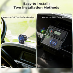 48v Lithium golf cart battery LCD Meter