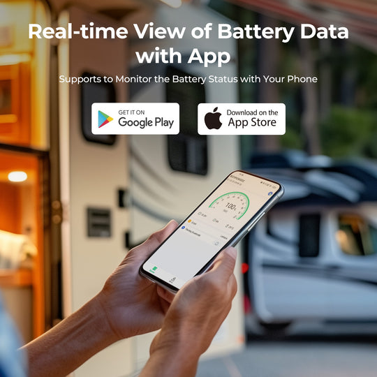Connect battery with app