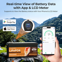 Connect battery with app