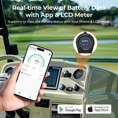 Connect battery with app