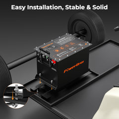 48V 100Ah golf cart battery bracket - clubcar