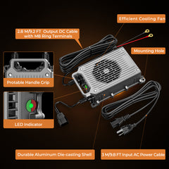 48V- 15A lithium battery charger accessories