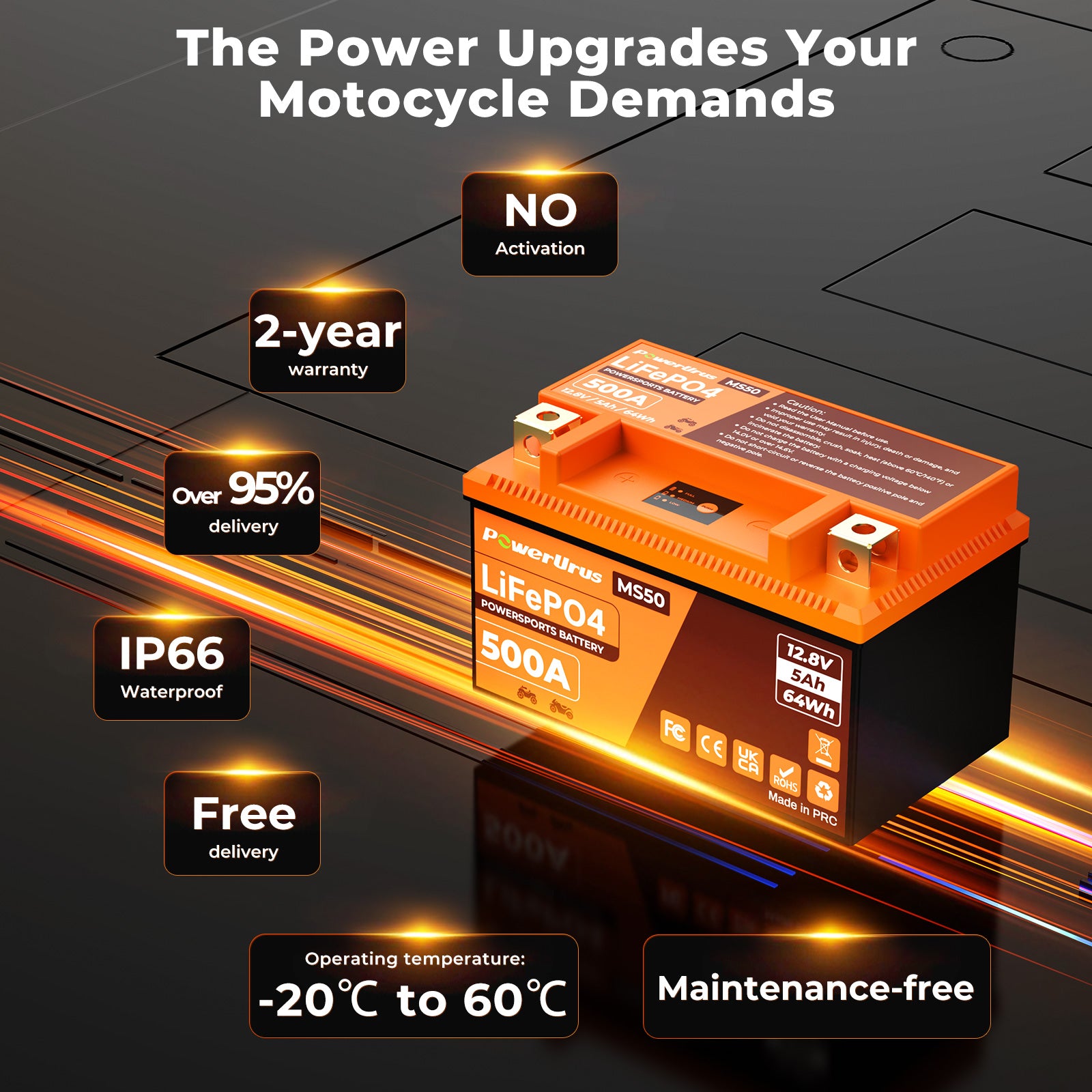 lithium motorcycle battery