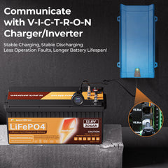 battery Connect to the inverter