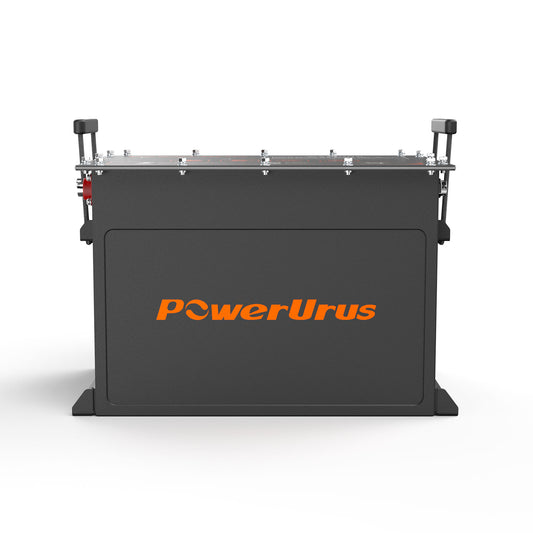 48V 105Ah LiFePO4 golf cart battery front