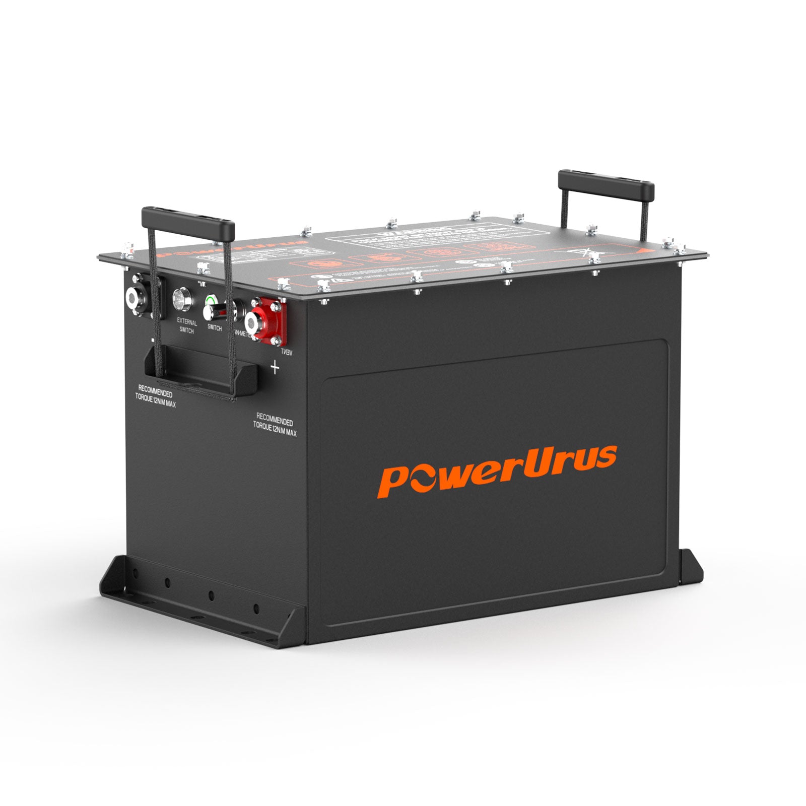 51V 100Ah LiFePO4 Golf Cart Battery Right