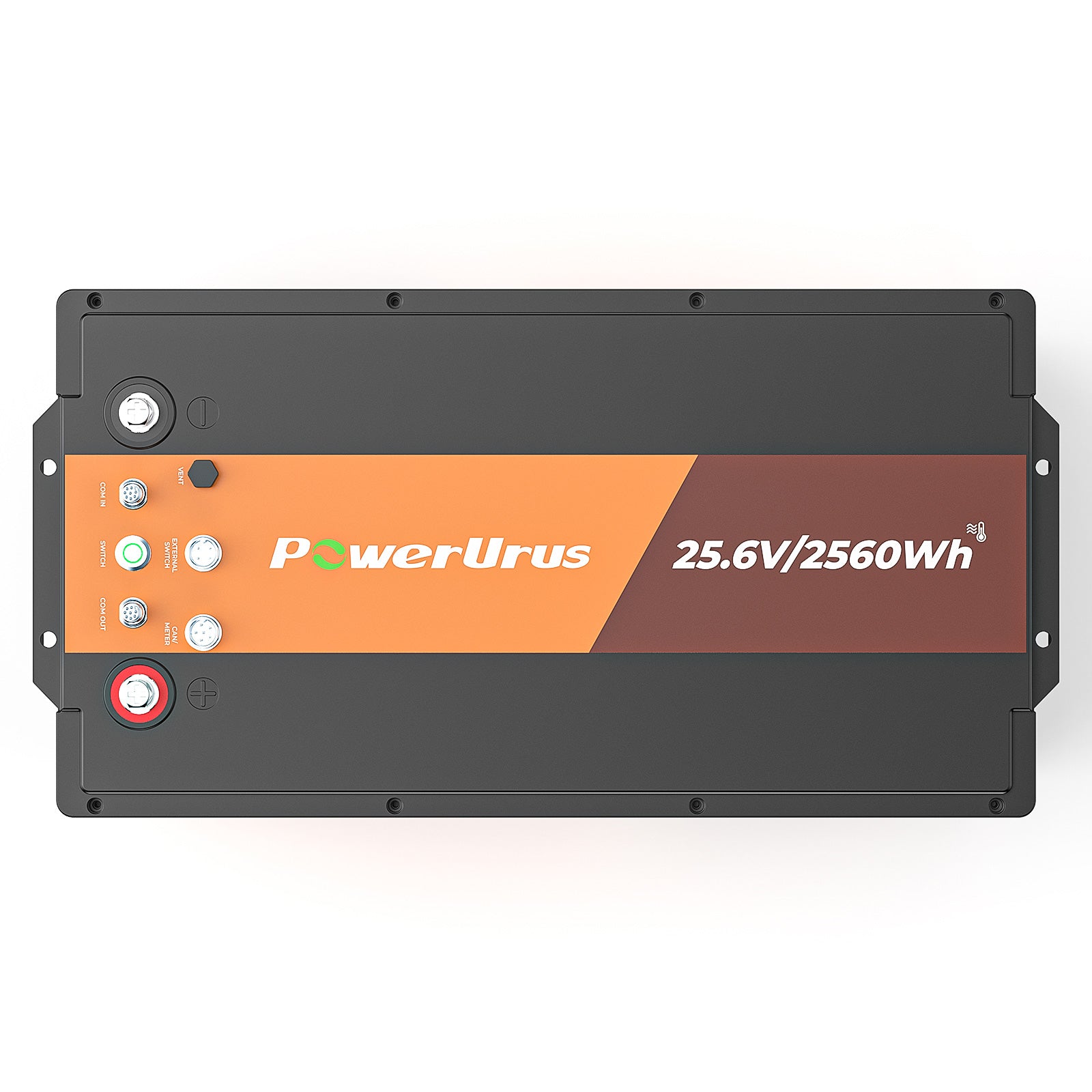 PowerUrus 24V 100Ah Self-Heating LiFePO4 Lithium Battery