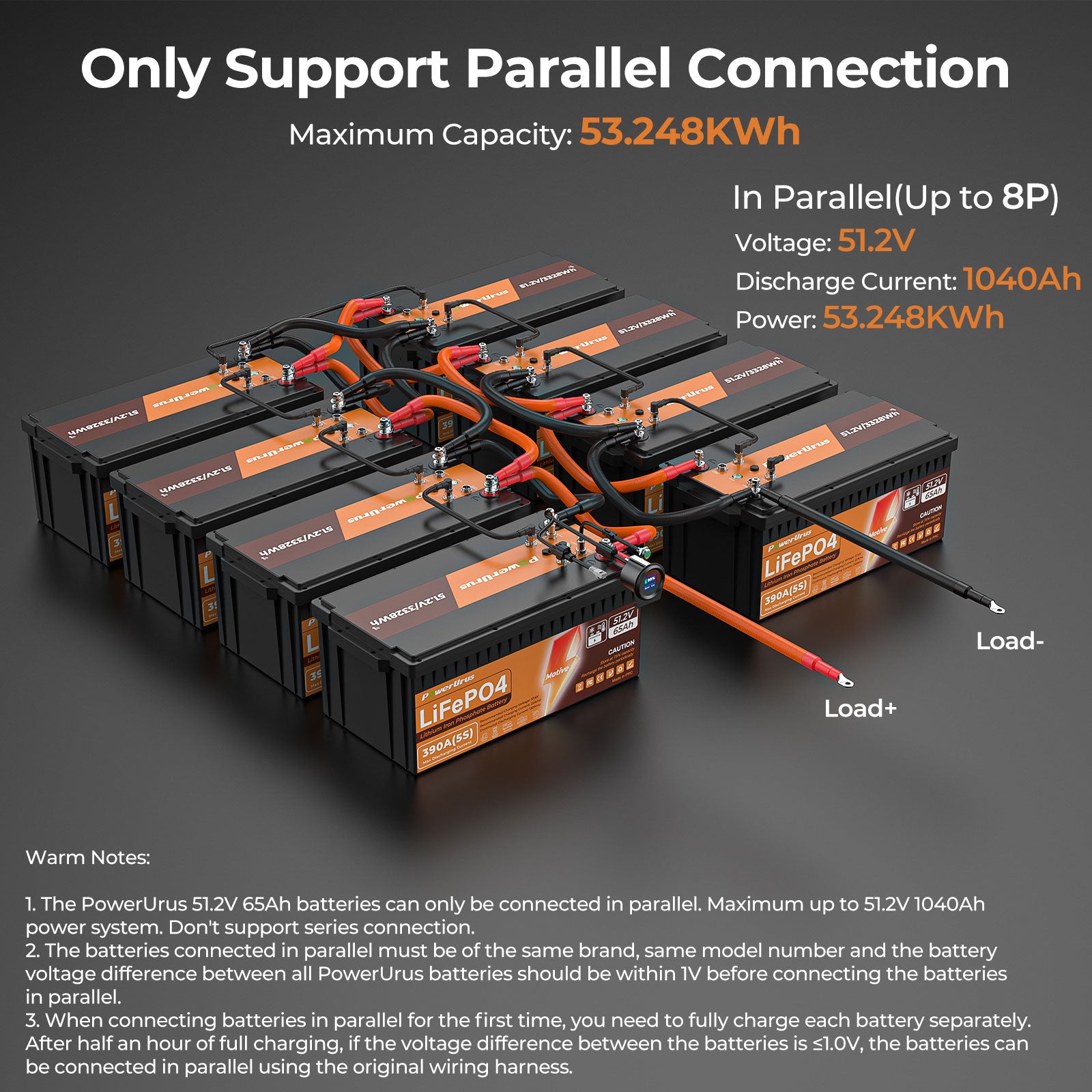48v Parallel Batteries