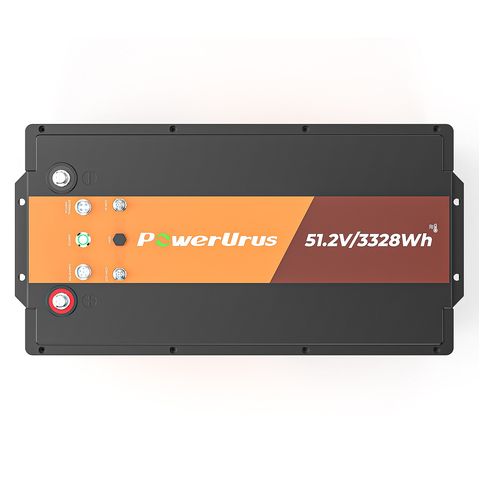 PowerUrus 51.2V 65Ah Motive Series Self-Heating LiFePO4 Lithium Battery