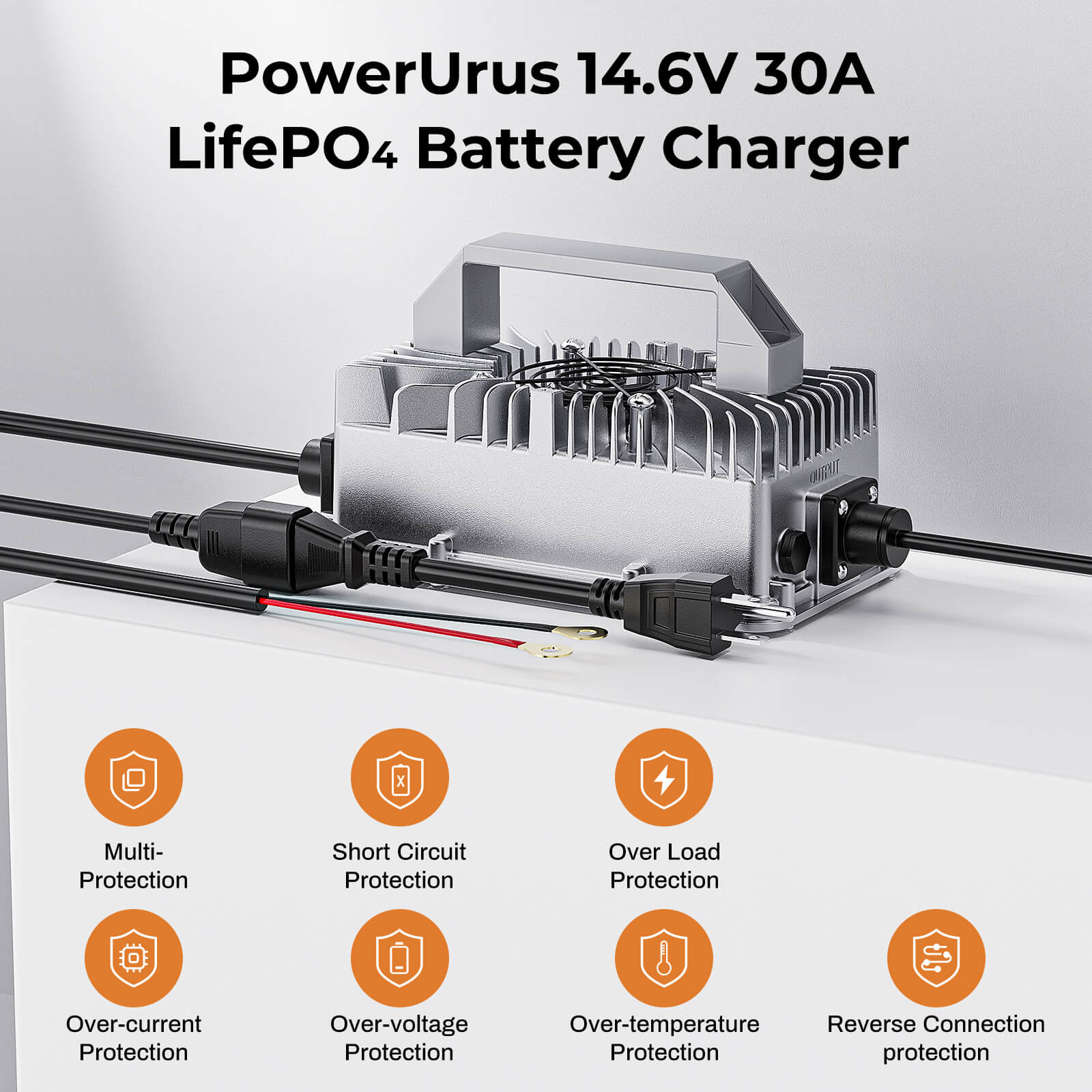 14.6V-30A LiFePO4 Battery charger
