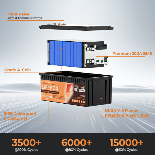 36V LiFePO4 Battery Disassembly