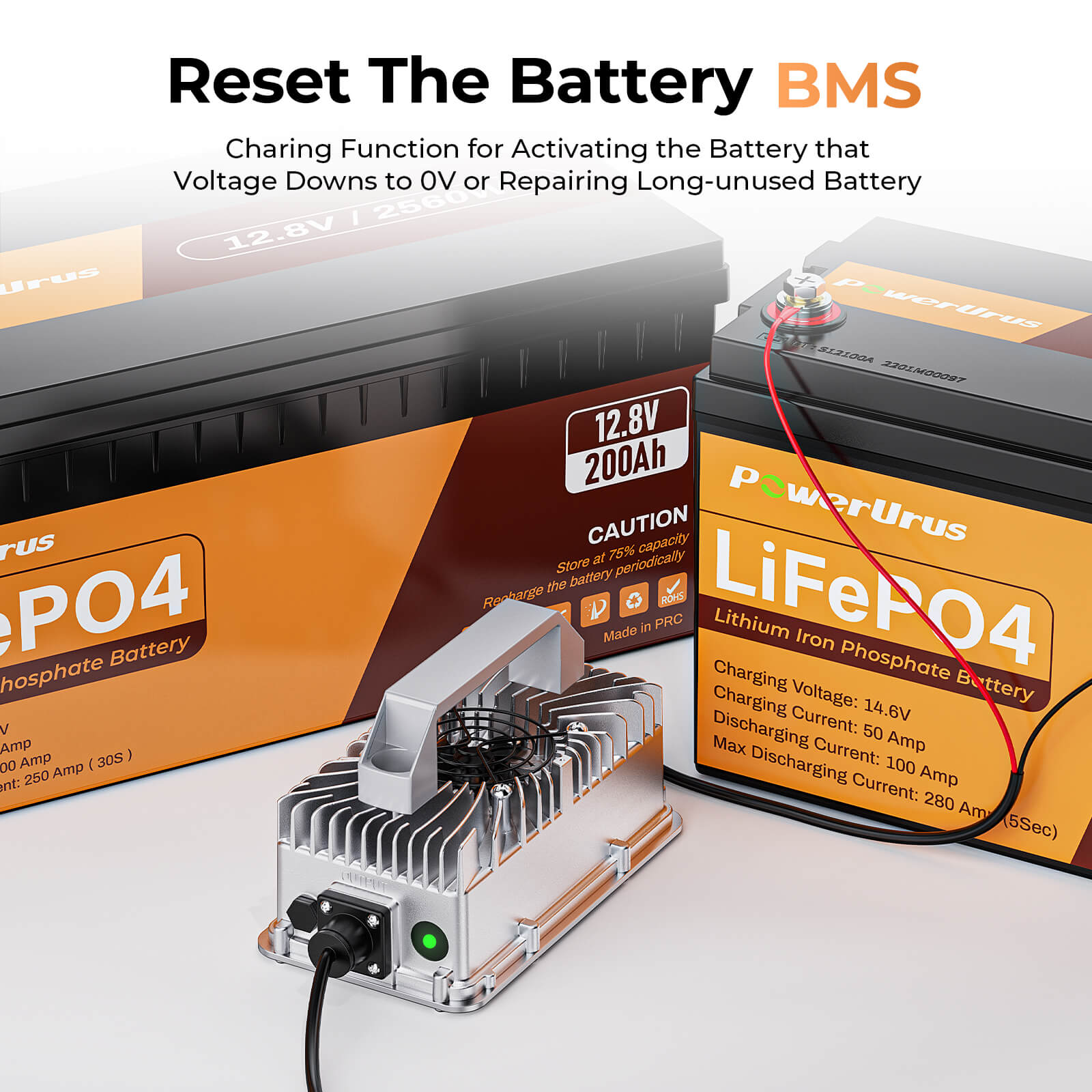 14.6V-30A E8 LiFePO4 Battery charger