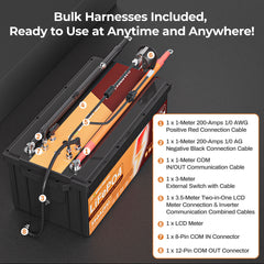 PowerUrus 51.2V 65Ah Motive Series LiFePO4 Lithium Low-Speed Electric Vehicle Battery