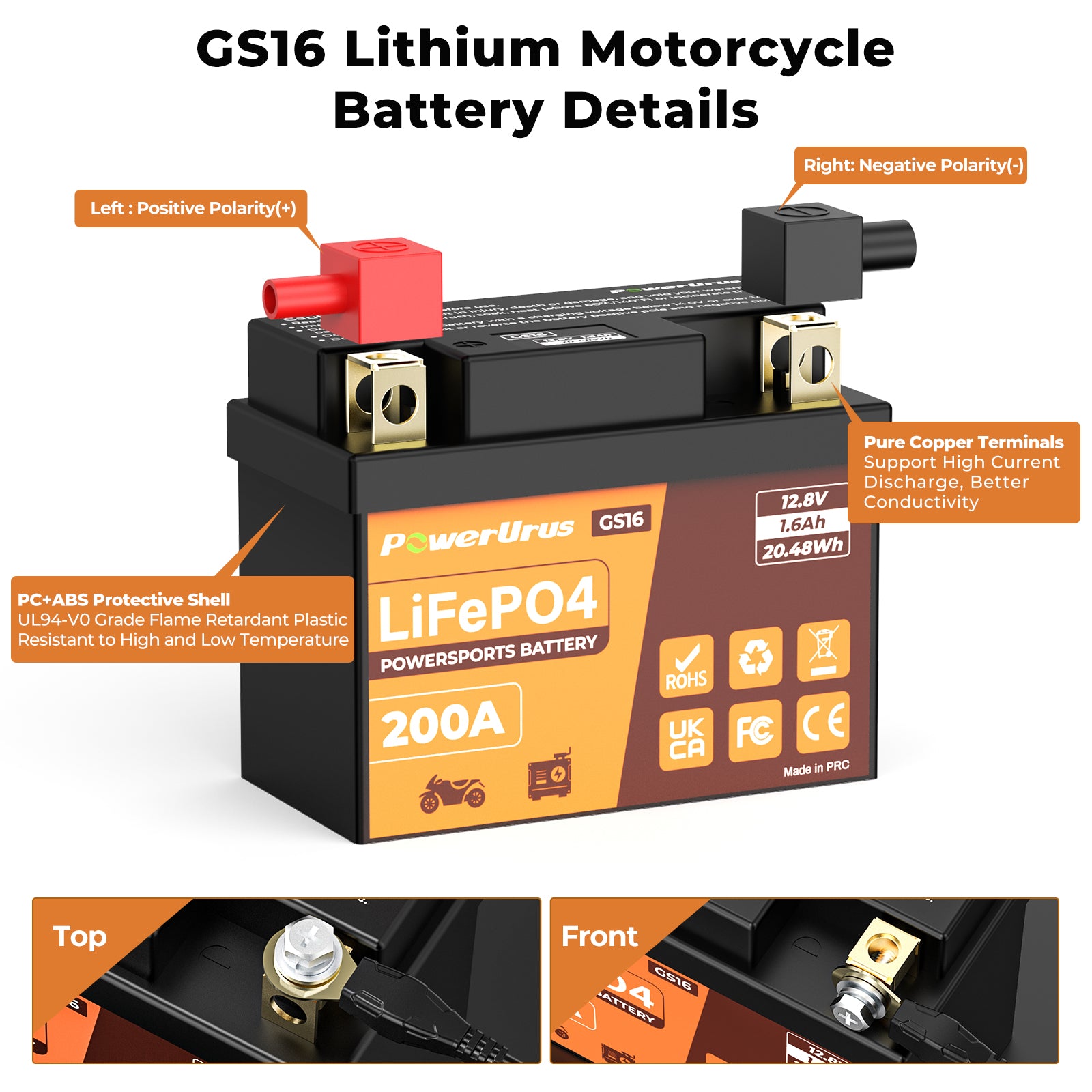 lithium ion motorcycle battery