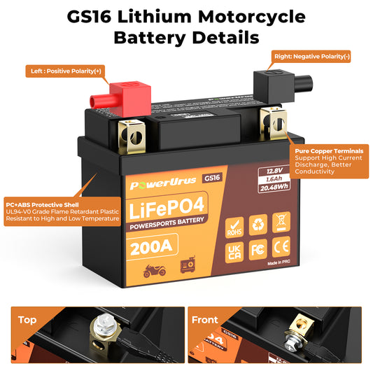 lithium ion motorcycle battery