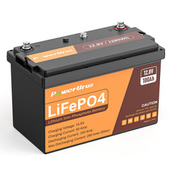 PowerUrus 12V 100Ah LiFePO4 Lithium Battery