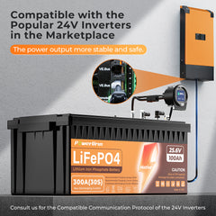 PowerUrus 24V 100Ah Motive Series LiFePO4 Battery