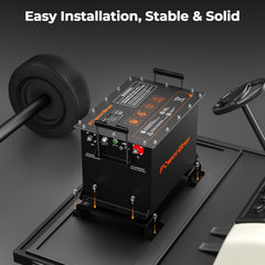 48V 100Ah golf cart battery  bracket -  yamaha